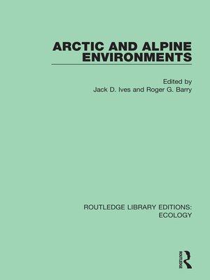 cover image of Arctic and Alpine Environments
